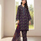 Premium 3-Piece Banadora Staple Suit - Deep Purple Floral Print