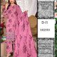Premium 3-Piece Slub Khaddar Suit – Rose Pink Floral Edition (Daman Embroidery)